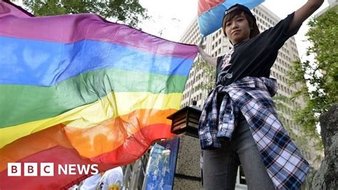 Taiwan S Top Court Rules In Favour Of Same Sex Marriage BBC News