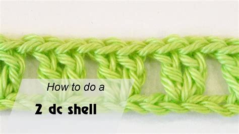 How To Crochet A Double Crochet Shell Crochet For Beginners Youtube