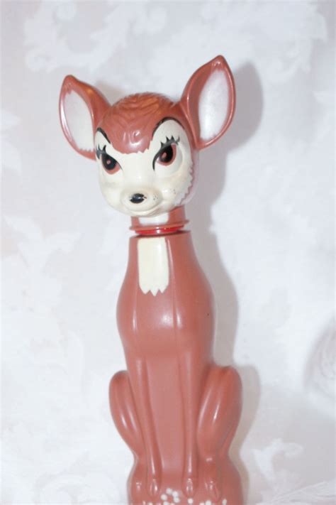 Vintage Soaky Bambi Soaky Bath Toy 1960s Walt Disney Toy Mid Century