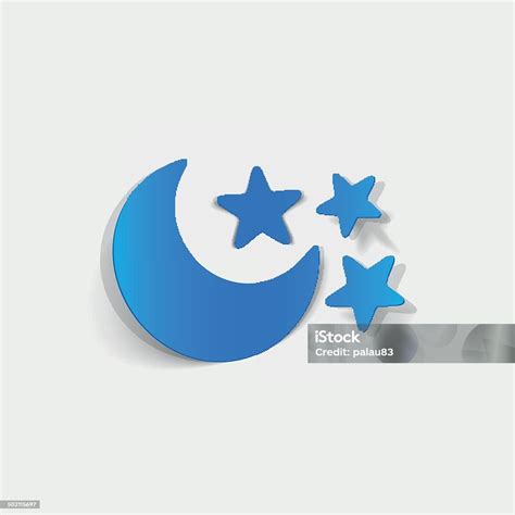 Realistic Design Element Full Moon Stock Illustration Download Image