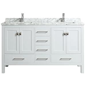 Amazon Eviva London X Inch Gray Transitional Bathroom Vanity