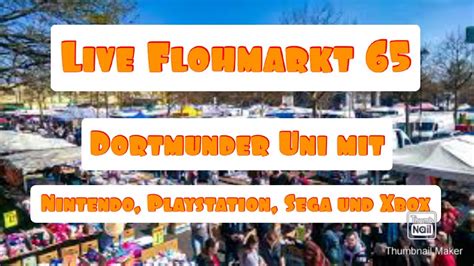 Live Flohmarkt Dortmunder Uni Mit Nintendo Playstation Sega Und