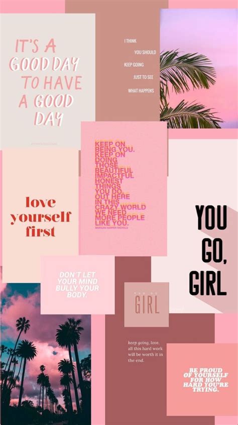 Quotes pink wallpaper | Cute wallpaper for phone, Cute backgrounds for ...