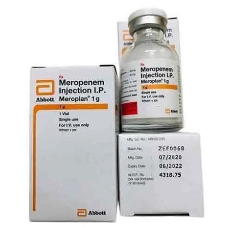 Meroza 500 Mg Injection Merophenem Injection At Rs 120 Vial