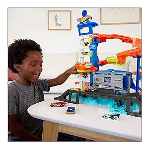 Hot Wheels City Set Super Squalo Playset Con 1 Macchinina Hot Wheels