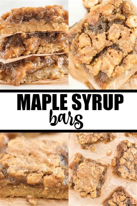 Easy Maple Syrup Bars Gooey And Delicious Simply Stacie