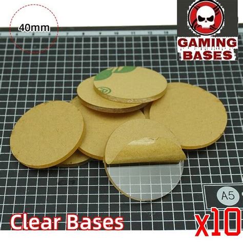 30mm Plastic Lipped Bases Table Games Model Bases 30mm Lipped Round