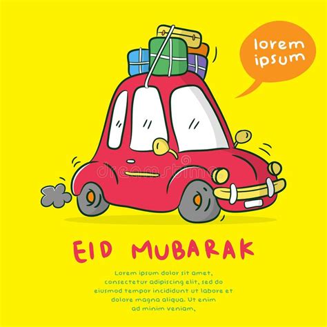 Carte De Voeux D Eid Mubarak Illustration De Vecteur Illustration Du