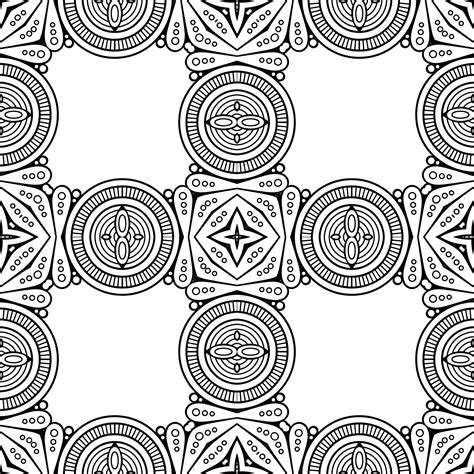 Premium Vector | Seamless pattern, black and white wallpaper