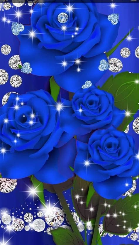 Pin by Divya Dharshini on Royal blue wallpaper | Rose flower wallpaper ...