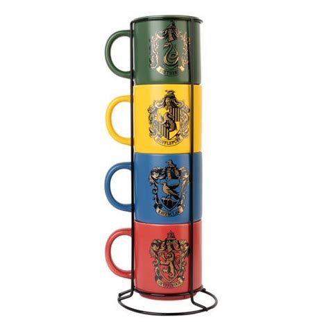 HARRY POTTER SET DE 4 TAZAS CASADE HOGWARTS Estatuas Y Decoracion