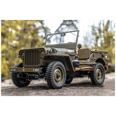 ROCHOBBY 1 12 1941 Willys MB Scaler Remote Control Army Crawler Vehicle