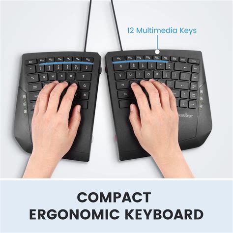 Perixx Periboard B Bedraad Ergonomisch Gesplitst Toetsenbord