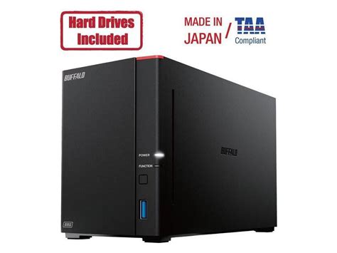 Buffalo LinkStation SoHo 720DB 8TB Hard Drives Included 2 X 4TB 2 Bay