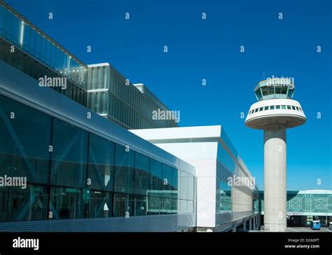 Spain Barcelona The Terminal T1 Of The New Airport Designed By The