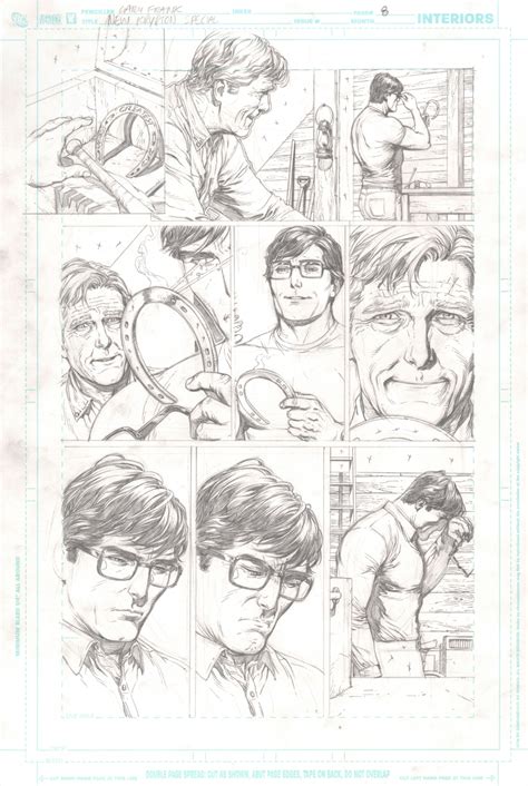 Superman New Krypton 01 Page 08 Pencils Gary Frank Comic Art Comic