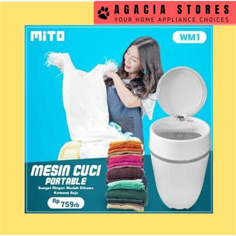 Jual Mesin Cuci Portable Mito Wm Kg Washing Machine Mini Mito Wm