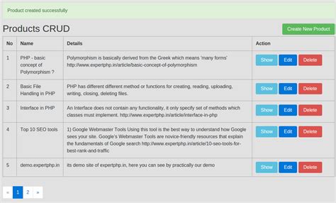 Laravel Crud Create Read Update Delete Example From Scratch