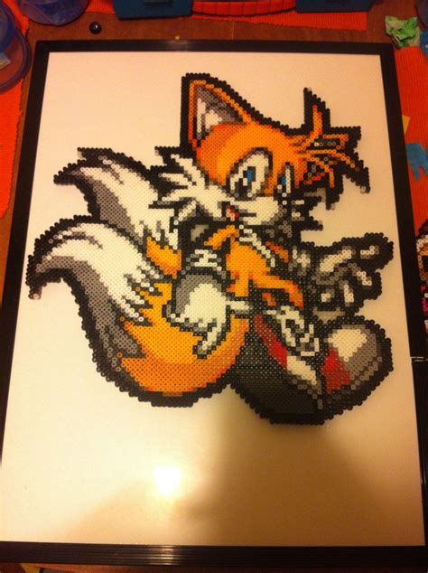 Tails Perler Bead Pattern