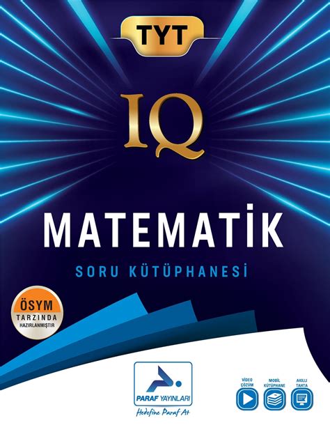 PARAF YAYINLARI TYT TYT IQ Matematik Soru Kütüphanesi