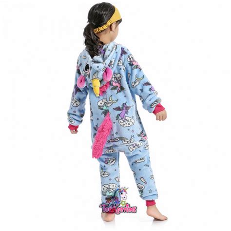 Neues Einhorn Kostüm Kinder Tier Pyjamas Jumpsuit Onesie Topkostueme