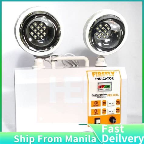 COD FIREFLY Rechargeable LED Twin Head Emergency Lights FEL201L