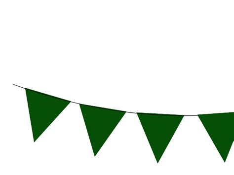 Green Bunting Clip Art at Clker.com - vector clip art online, royalty ...