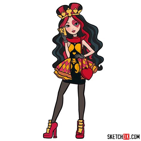 Ever After High Lizzie Hearts Coloring Pages