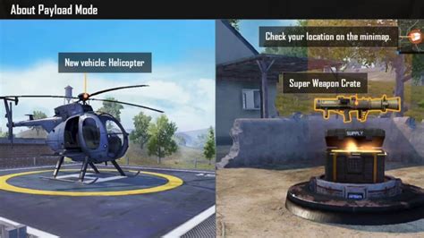 Pubg Mobile New Update 015 Payload Mode Helicopter Air Strike