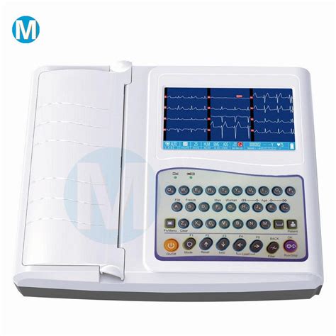 Touch Screen Channel Lead Ekg Ecg Electrocardiogram Machine