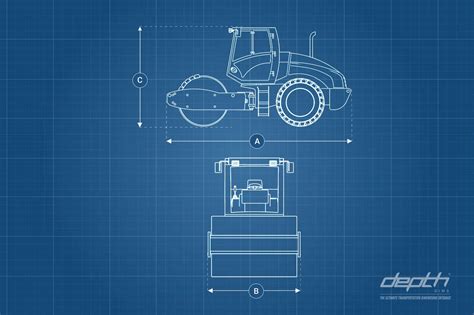 JCB VM75PD Dimensions Depth RoRo