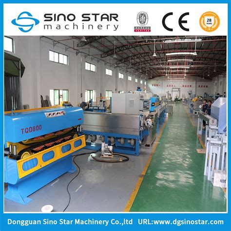 Computer Wire Cable Double Layer Extruder Extrusion Production Line For