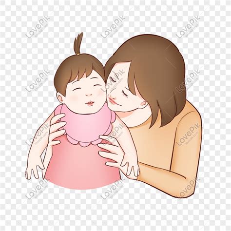 Gambar Ibu Dan Anak Sedih Kartun Kartun Muslimah Gambar Png File