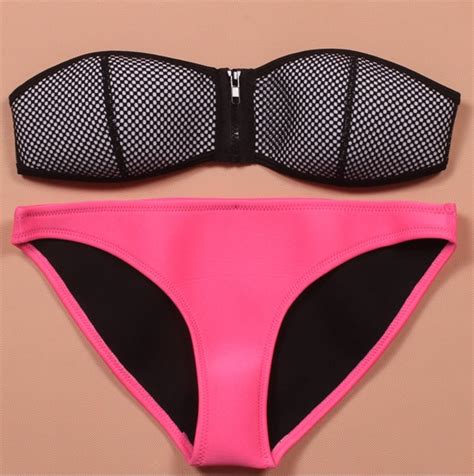 Aliexpress Perfect Quality Mesh Bandeau Bikini Women