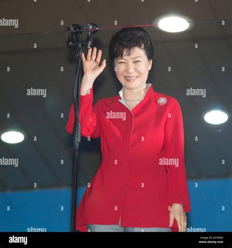 Park Geun Hye Jul 03 2015 South Korean President Park Geun Hye