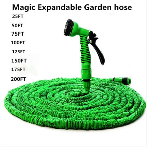 25FT 200FT Magic Flexible Garden Hose Expandable Watering Hose With