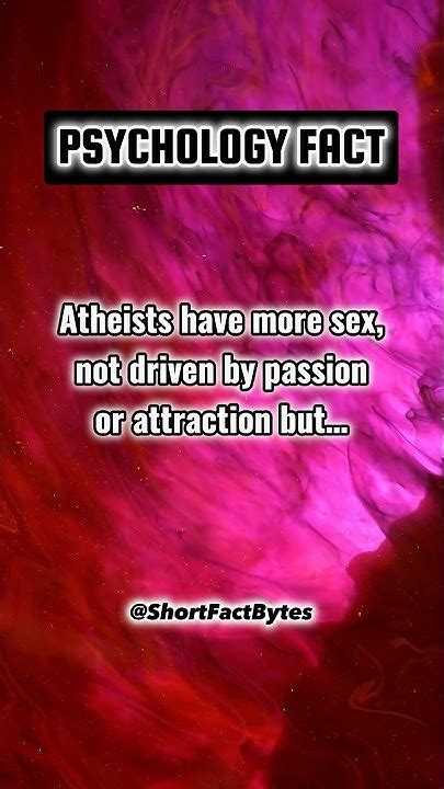 Atheists And Sex Dominance Psychology Fact Psychologyfacts Shorts