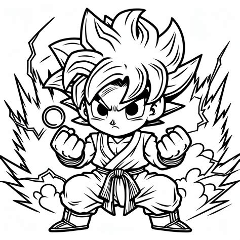 Dibujo De Dragon Ball Z Para Colorear Dibujos Para Colorear Niño