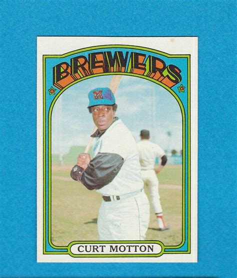 Topps Baseball Set Break Curt Motton Brewers Mint Ebay