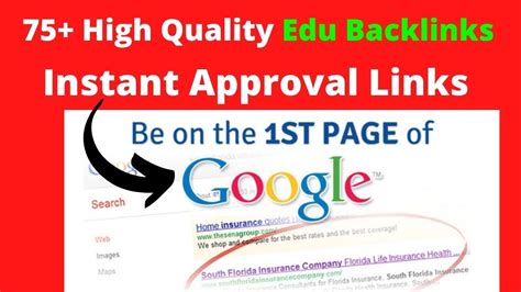 High Quality Edu Backlinks How To Get Edu Backlinks Instant