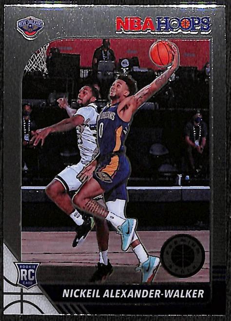 Hoops Premium Stock Nickeil Alexander Walker Rookie Pelicans