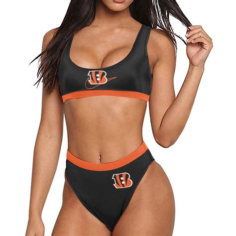 Cincinnati Bengals Womens Sport Bikini Swimsuit Sportique Shop