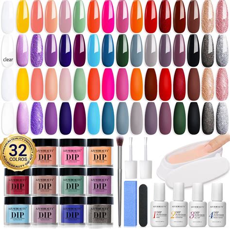 Amazon Pcs Dip Powder Nail Kit Starter Openlive Colors Dip