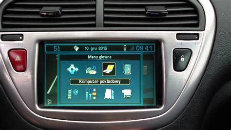 Peugeot 607 Nawigacja RT3 Polskie Menu Polski Lektor Aktualizacja YouTube