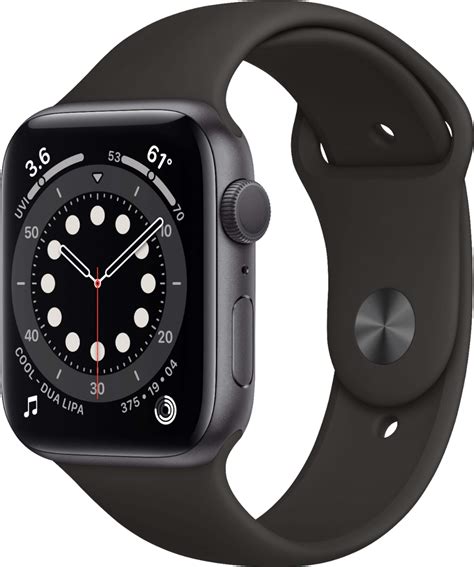 Best Buy: Apple Watch Series 6 (GPS) 44mm Space Gray Aluminum Case with