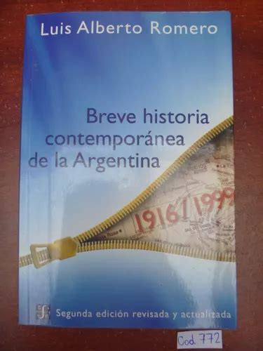 Luis Romero Breve Historia Contemporánea De La Argentina