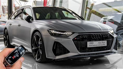 2023 Audi RS6 Avant 600hp In Florettsilber Matt Sound Interior And