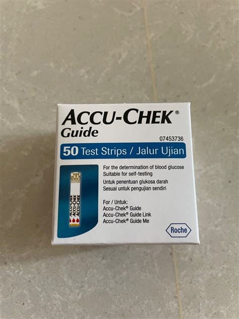 Accu Chek Guide Test Strips S Exp Jan Health Nutrition