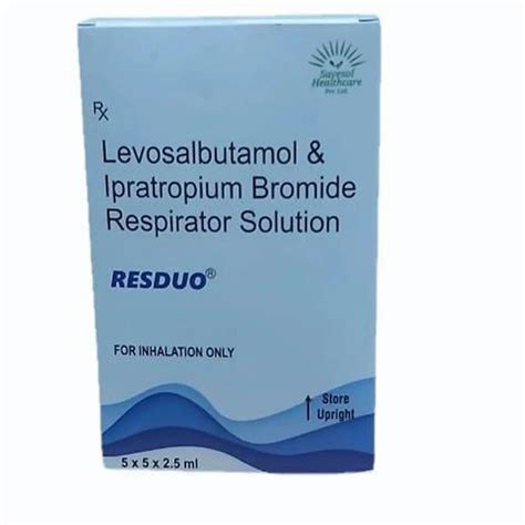 Resduo Inhalation Solution At Best Price In New Delhi By Savesol