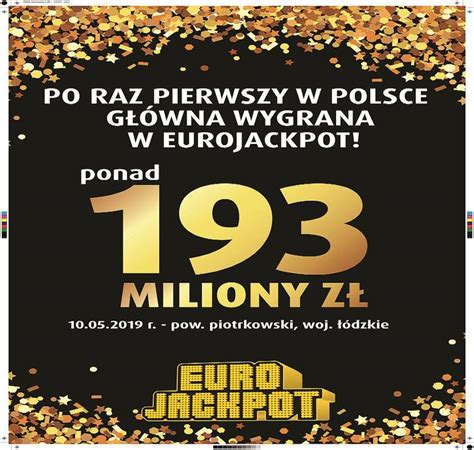 Pad A Pierwsza W Polsce G Wna Wygrana W Eurojackpot Z